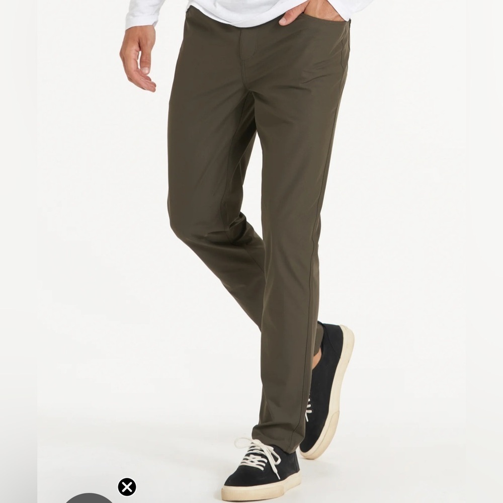 Vuori Olive Green Chinos